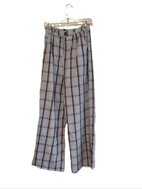 VRG GRL Plaid High Rise Pants Trousers